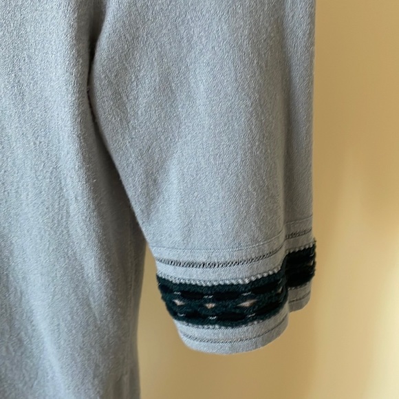 MISSONI bluish grey short sleeve top, size S - Picture 2 of 10